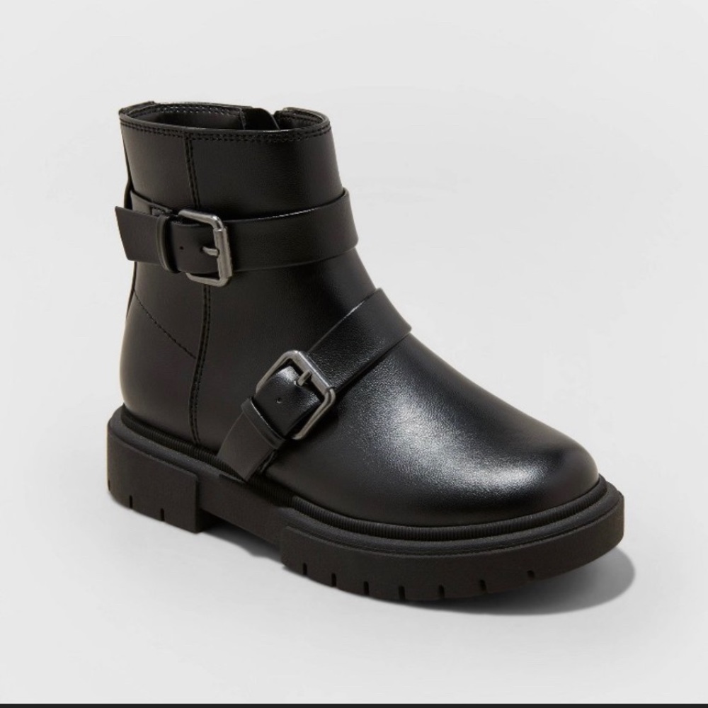 Art Class Girls “Cadi” Moto Boots Big Girls Size 5